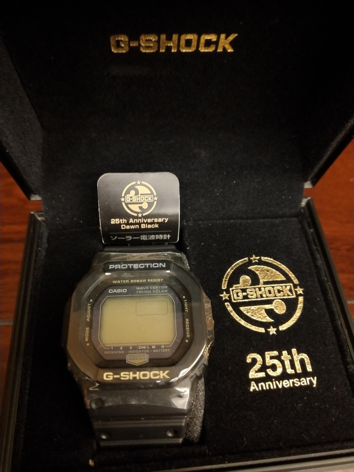 CASIO G-SHOCK AWG525A-1AJF 25週年限量紀念手錶正版| Yahoo奇摩拍賣