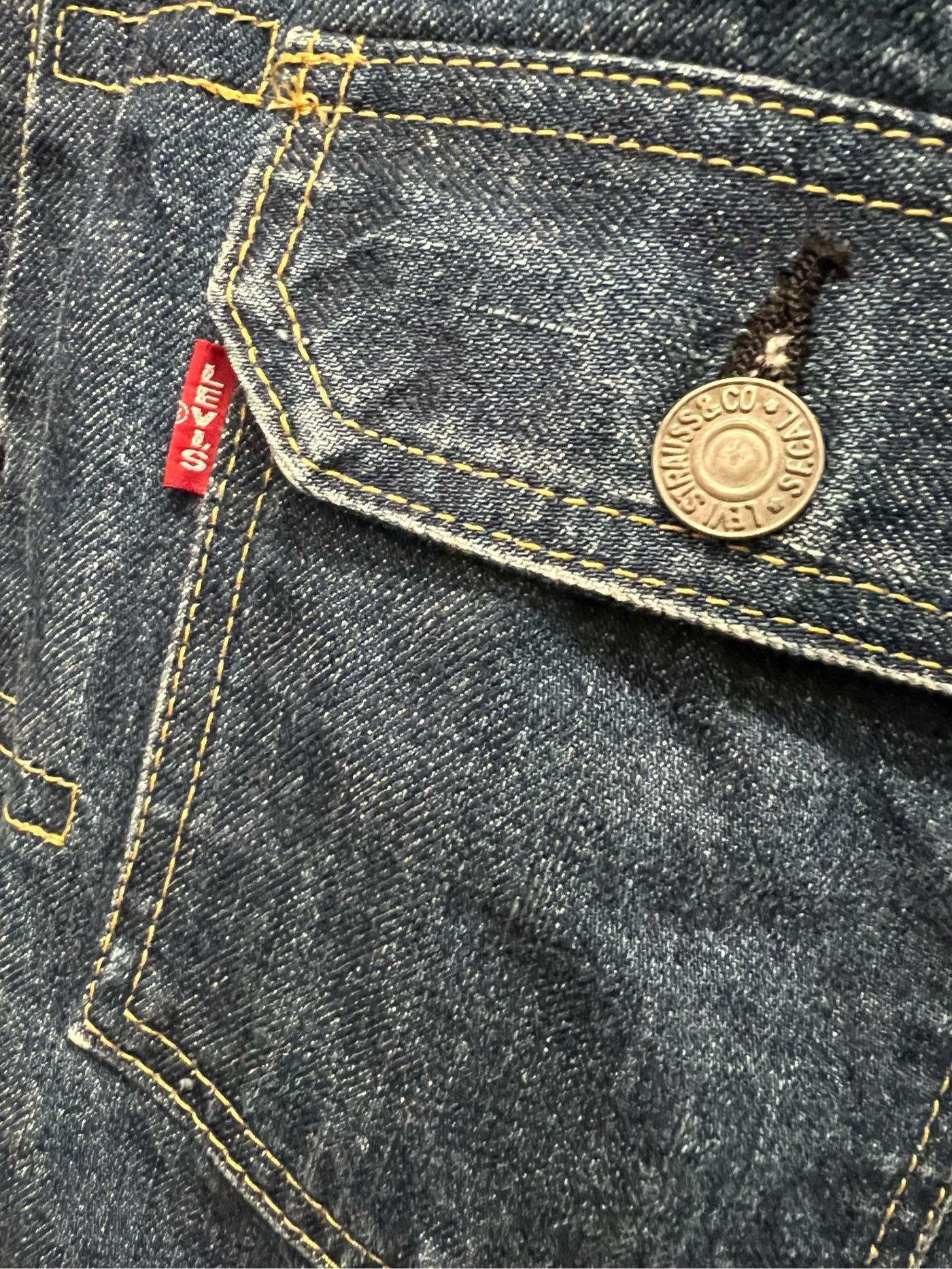 LEVIS 71507XX-40號日本製BIG E標LVC復刻507 第二代.雙口袋赤耳.布邊 