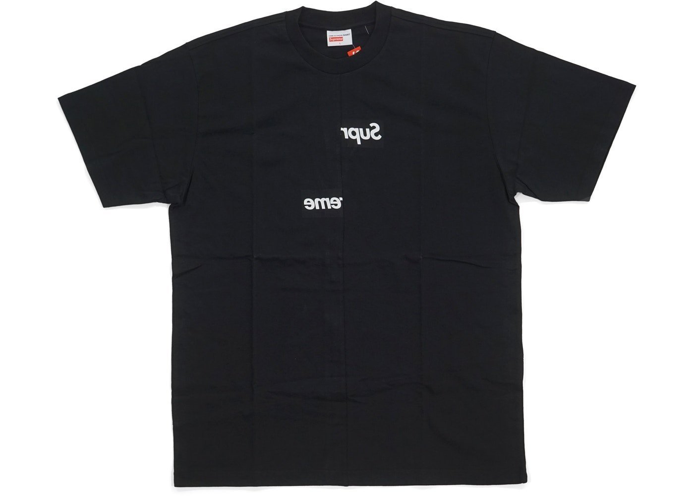 Koala海購Supreme CDG Split Box Logo 分割短袖TEE 黑色白色| Yahoo