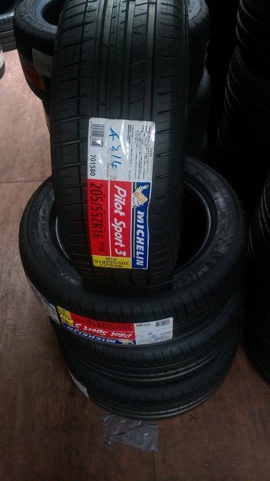 【台中歐美】米其林輪胎特價中PS3 205/45R16、205/50R16、205/55R16、215/45R16 AO