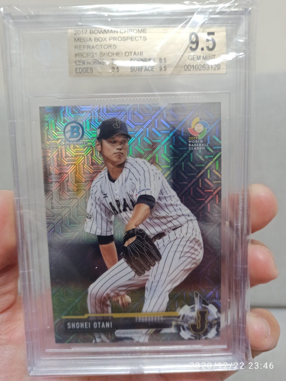 記得小舖) 2017 bowman shohei ohtani 大谷翔平第一張新人卡日本隊BGS9