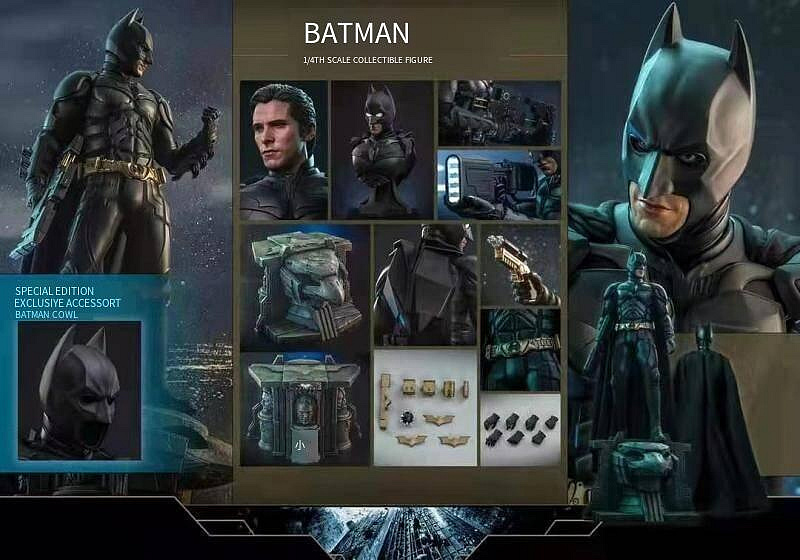 極致優品 正版兵人模型 【新品推薦】HOT TOYS 14 蝙蝠俠黑暗騎士崛起BATMAN可動人偶qs019 BR238