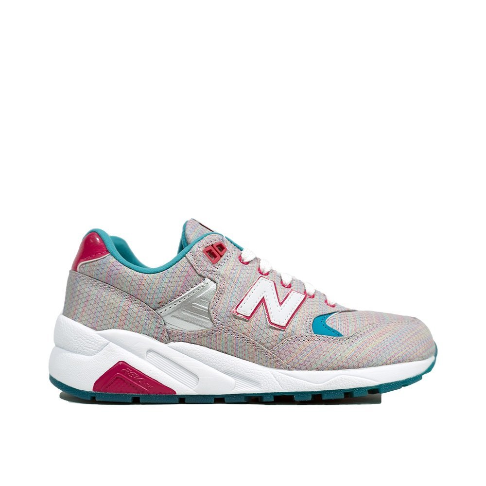 【A-KAY0】NEW BALANCE 女鞋 580【WRT580AK】GREY MAGENTA 彩虹 淺灰