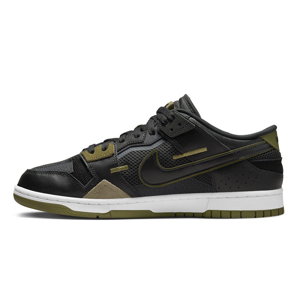 A-KAY0】NIKE DUNK LOW SCRAP BLACK OLIVE 黑墨綠【DM0128-001