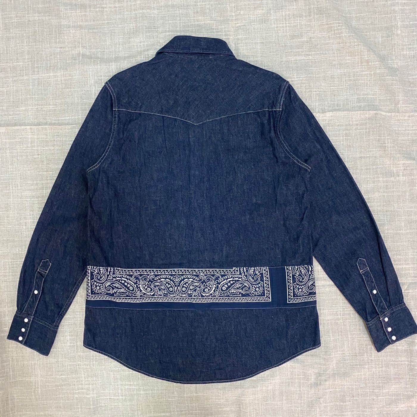 Visvim Bandana Border Shirt One Wash | Yahoo奇摩拍賣