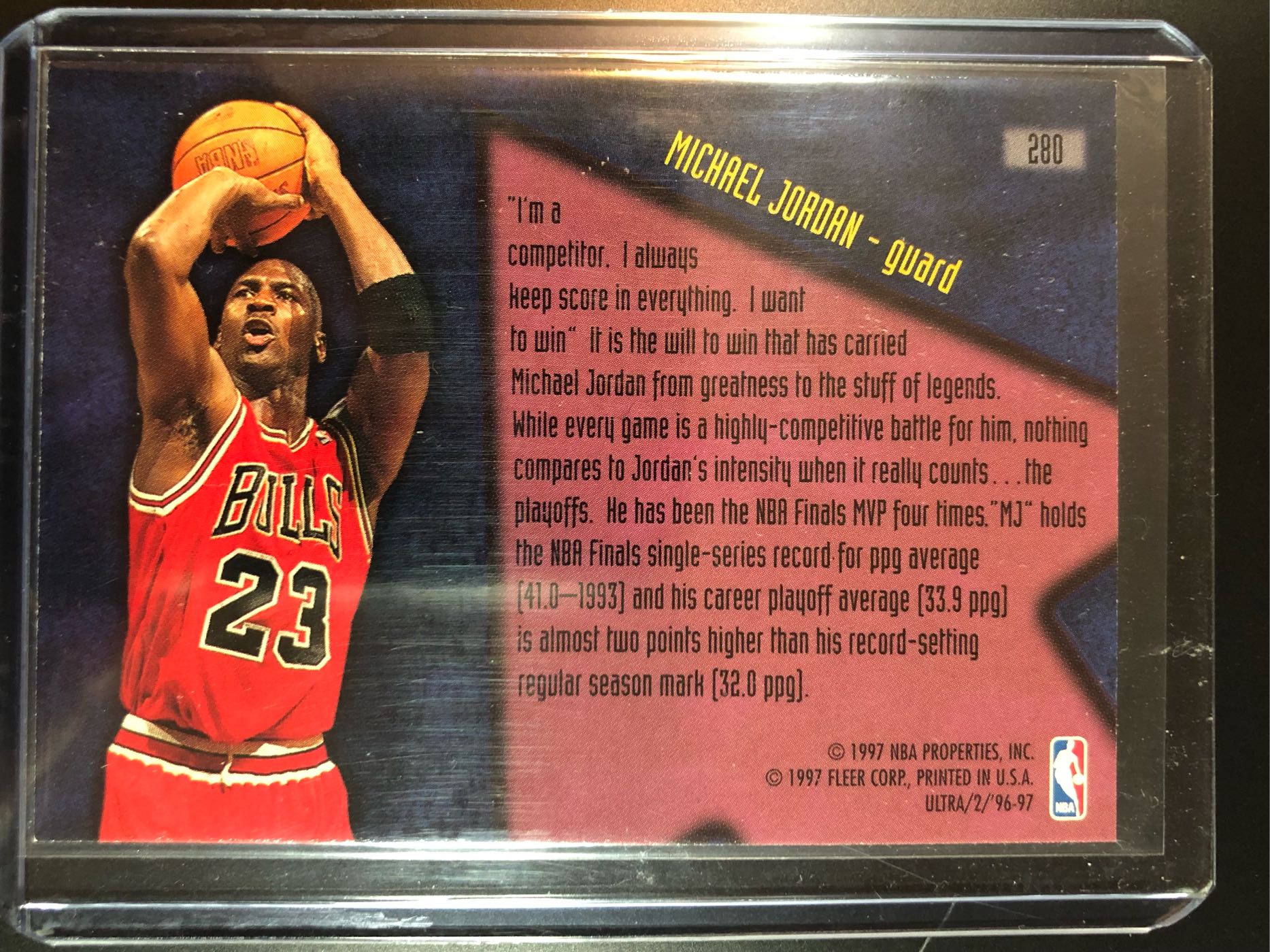 1996-97 Fleer Ultra Step it up Michael Jordan #280 | Yahoo奇摩拍賣