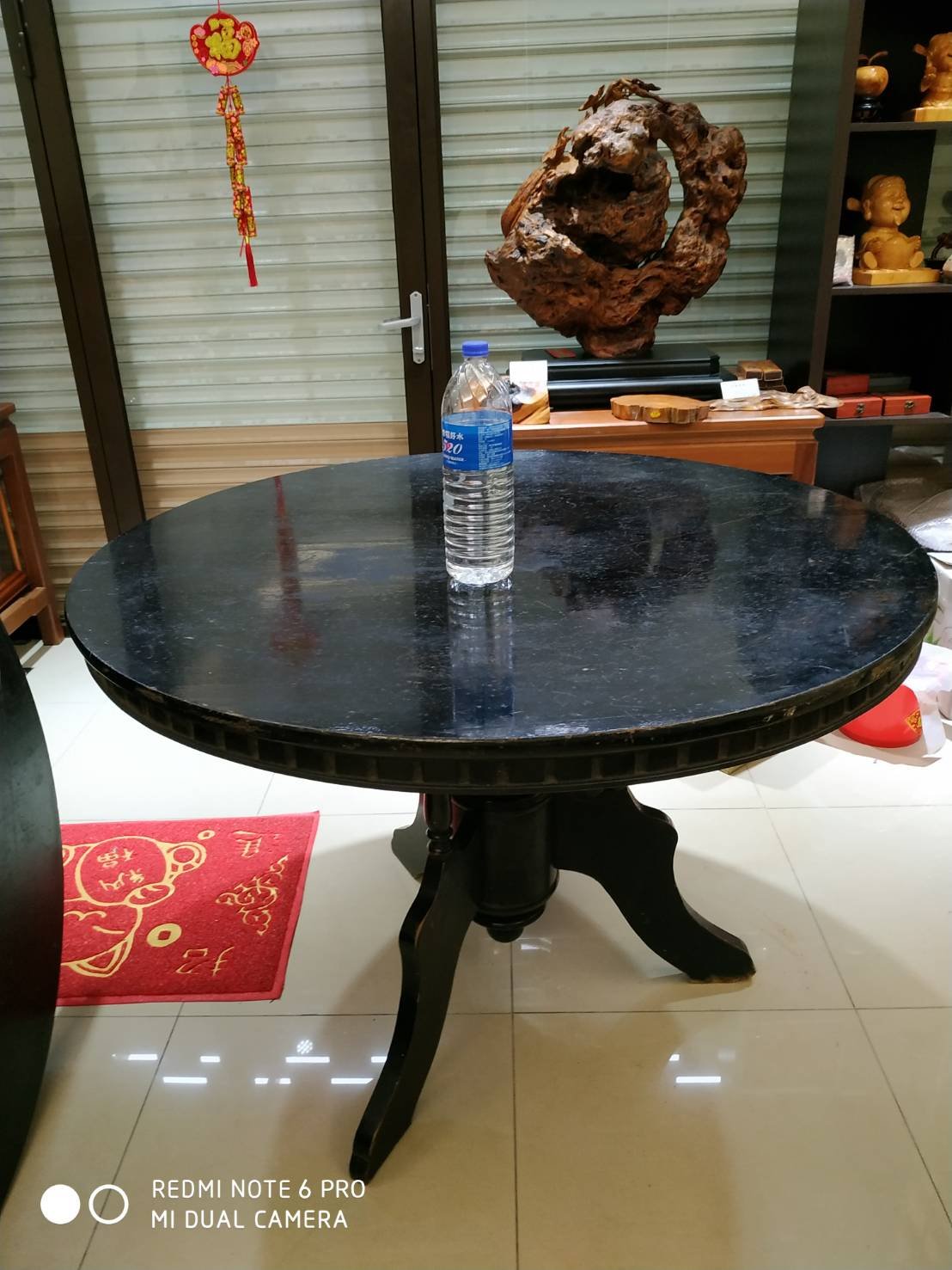 台灣檜木圓桌板、直徑120公分、無拼接一整塊(黃檜、紅檜、原木)
