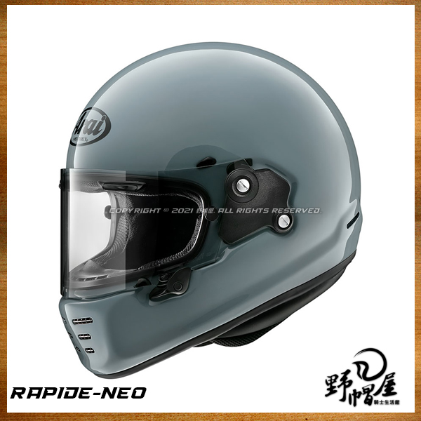 野帽屋》公司貨日本ARAI RAPIDE NEO 全罩安全帽Snell 復古造型個性經典