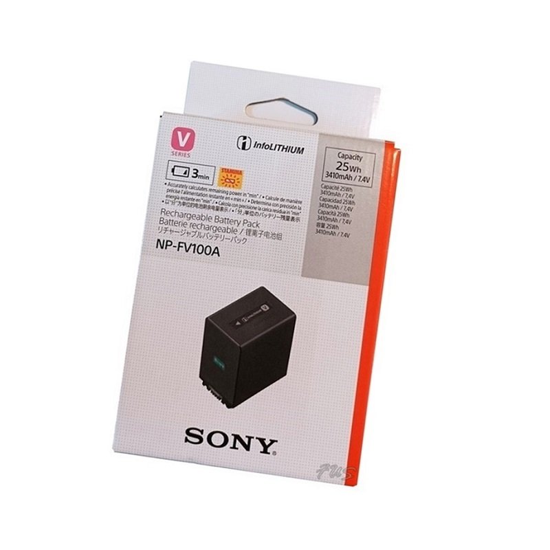 SONY NP-FV100A 原廠盒裝電池AXP55 AX100 PJ670 CX450 CX900 AX700