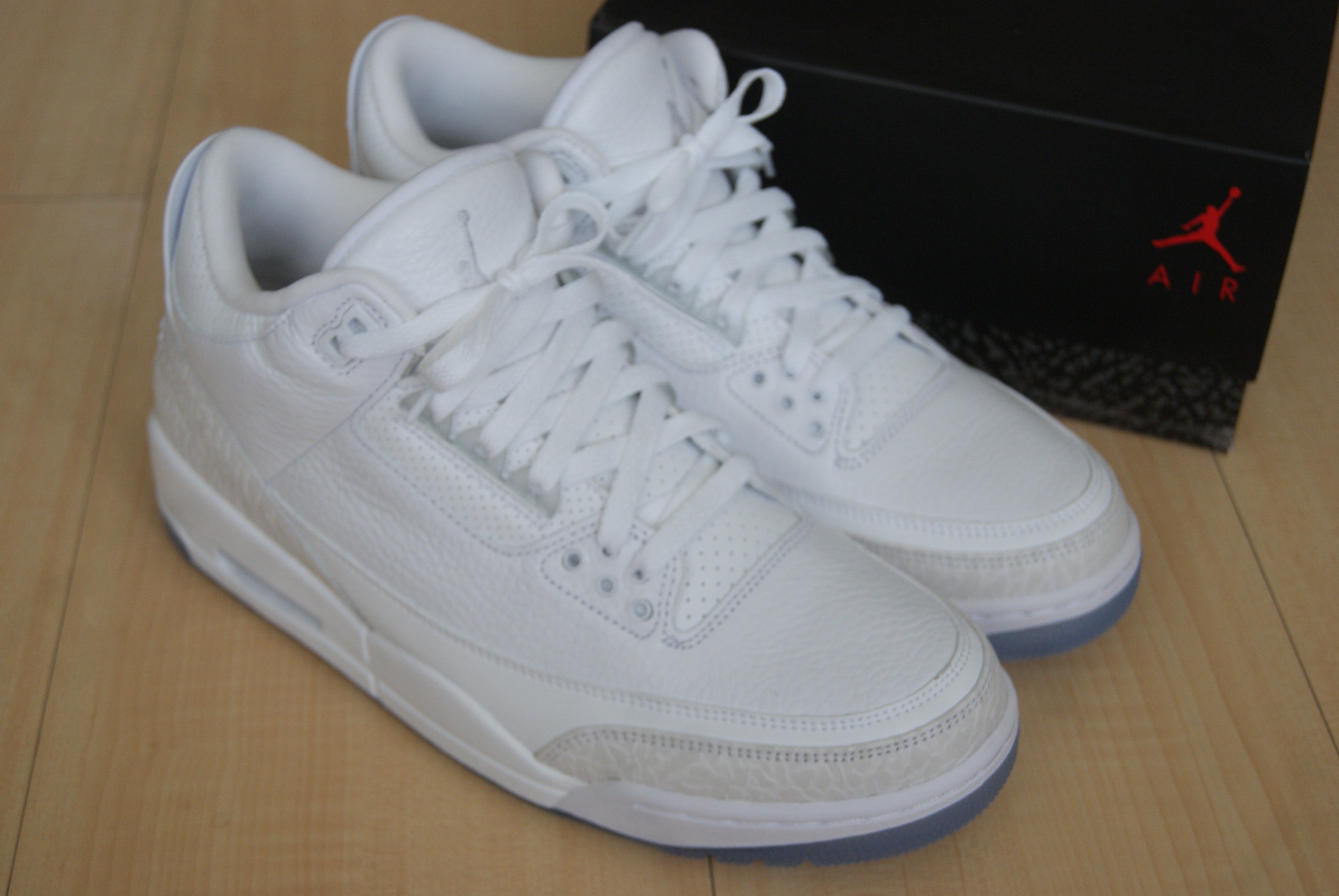 nike air jordan 3 retro pure white