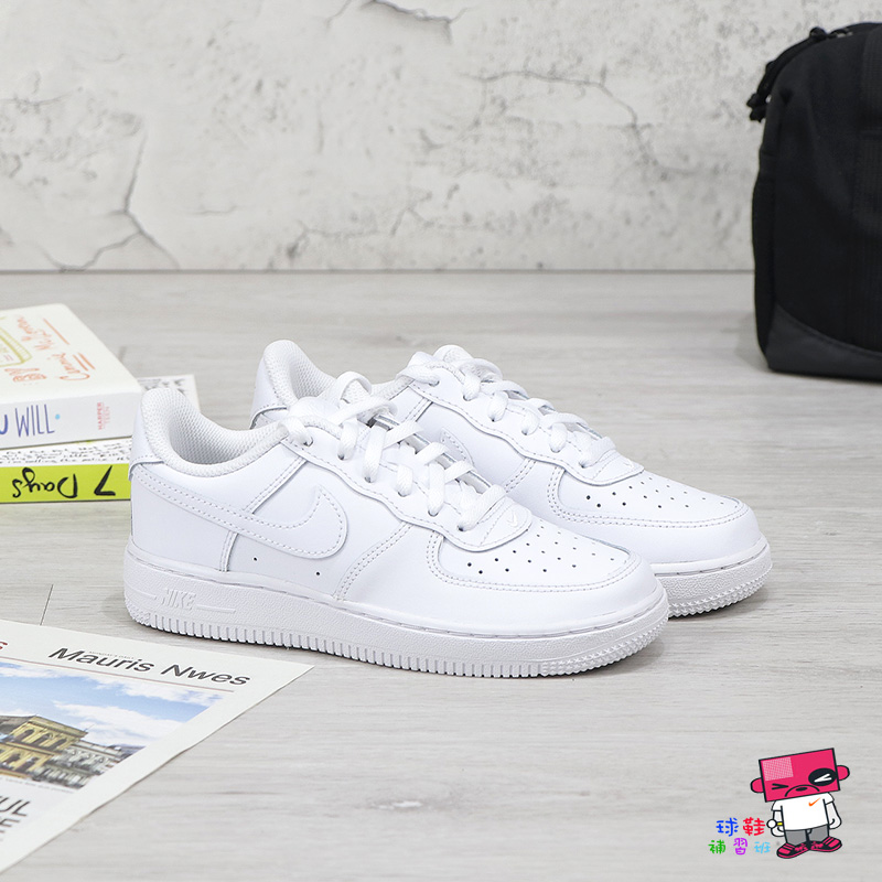 球鞋補習班NIKE AIR FORCE 1 LOW LE PS 全白小童鞋學步鞋中童鞋DH2925