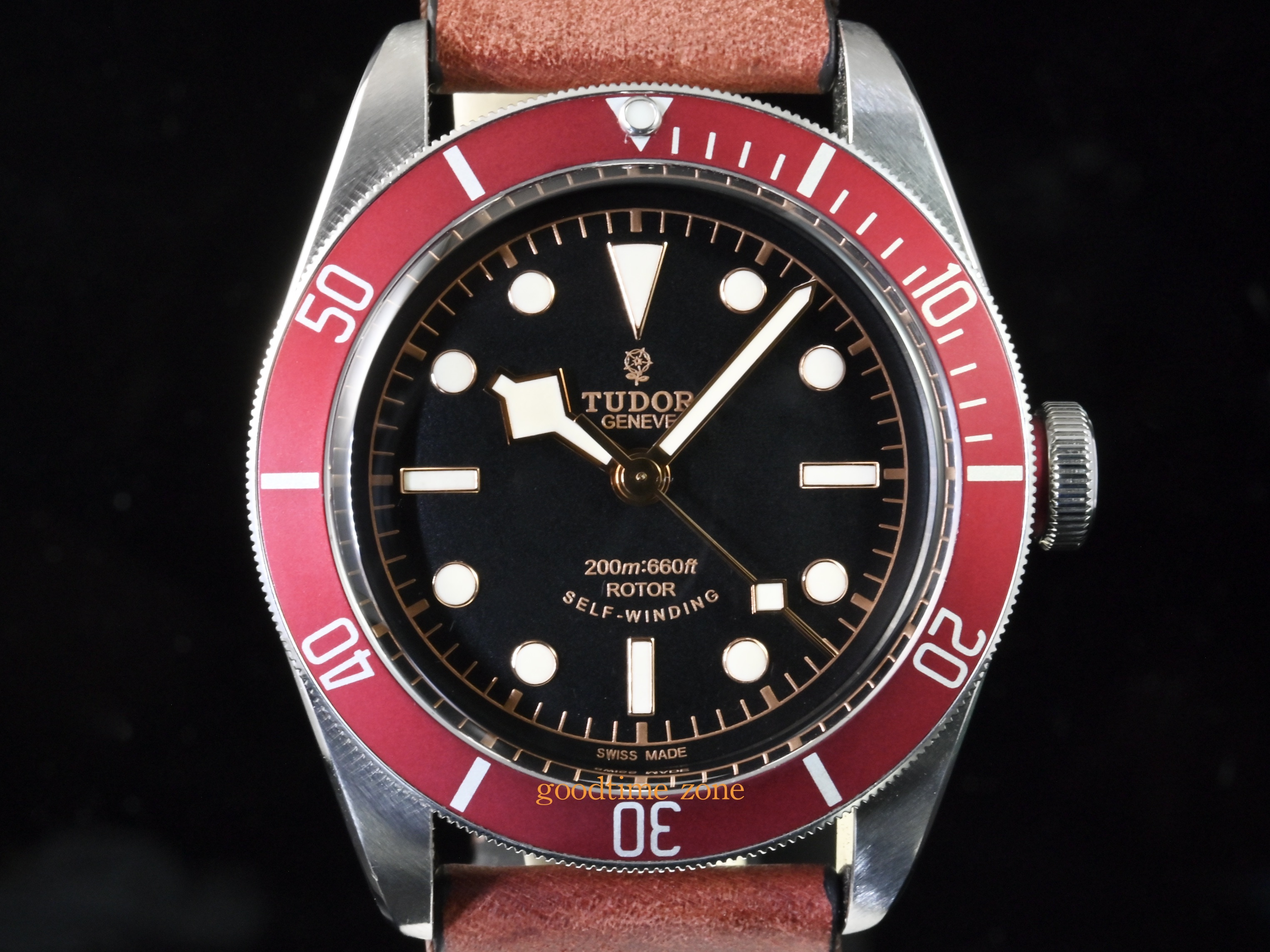 [好時計] TUDOR 帝舵 79220 R 絕版 玫瑰小花標誌 紅水鬼 41mm WS857