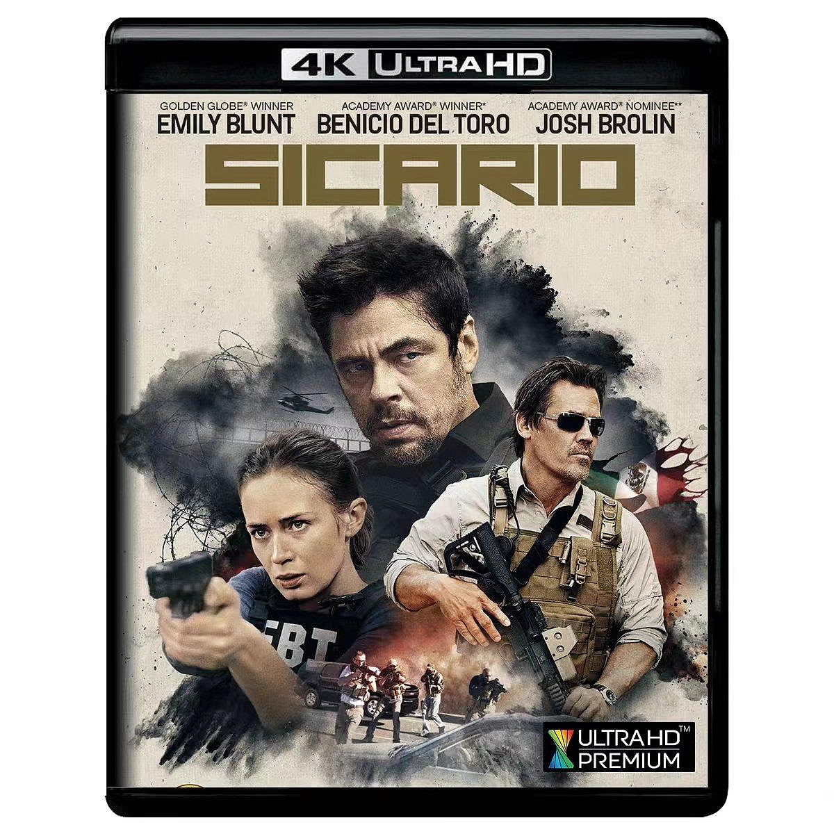 邊境殺手/怒火邊界 1-2 Sicario 藍光4K 全景聲3840*2160超清電影 下標前請確認可播放非普通DVD 光明鑫隆店