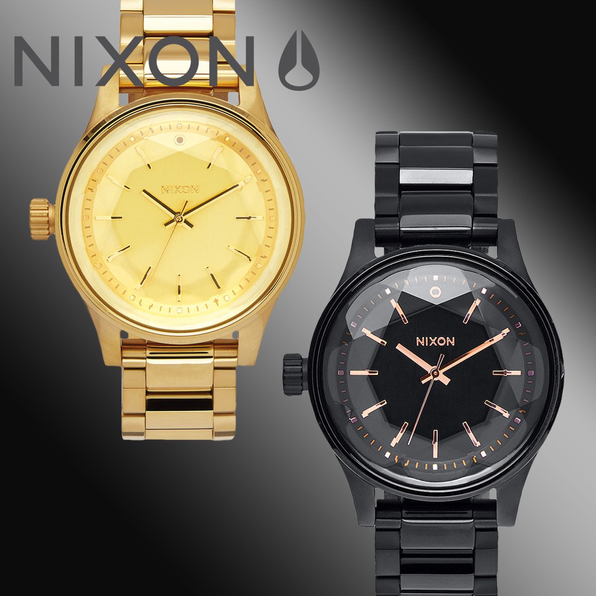 NIXON The FACET 38 閃耀光芒潮流時尚腕錶/38mm A409-957公司貨/極限