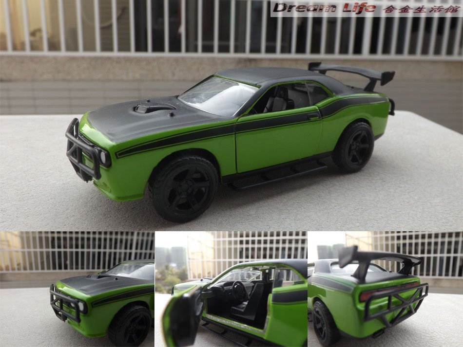 Jada精品】1/32 玩命關頭Dodge Challenger SRT8 全新品綠色~現貨特惠價