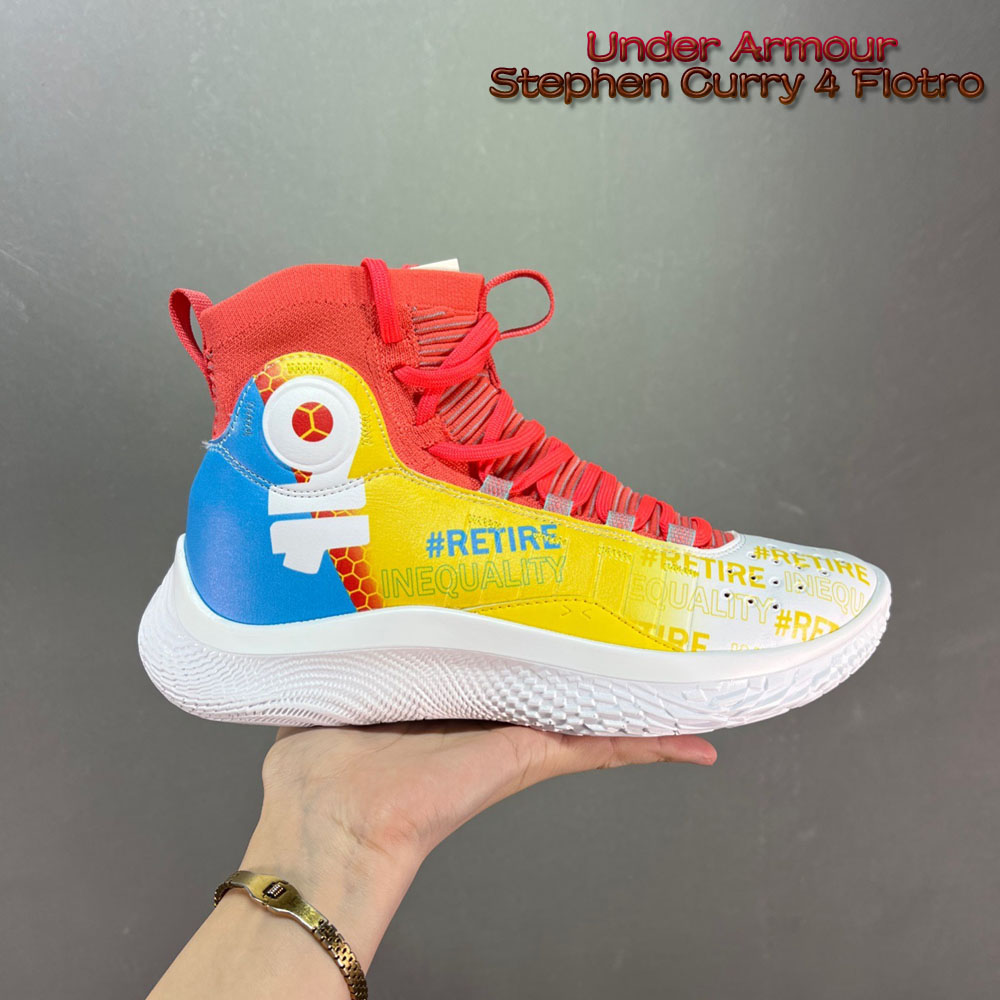 新Under Armour Curry 4 Flotro 實戰球鞋高筒款戶外運動鞋UA籃球鞋Flow