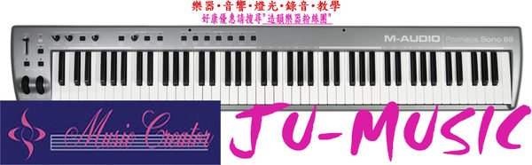 造韻樂器音響- JU-MUSIC - M-Audio Prokeys Sono 88 電鋼琴MIDI鍵盤