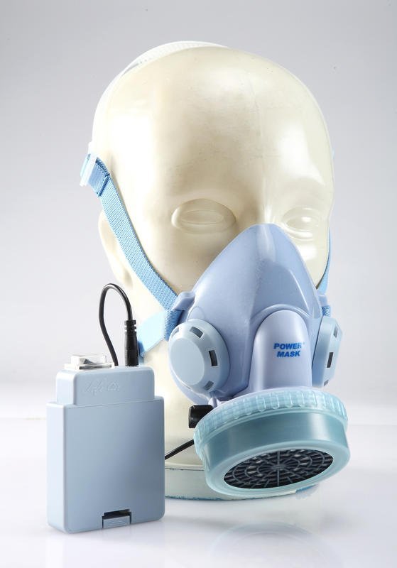 [樂農農] 防毒面具 經濟電池型 盛將出品 Power Mask  電動送風防護面具 SA-202 電池型 電動送風口罩
