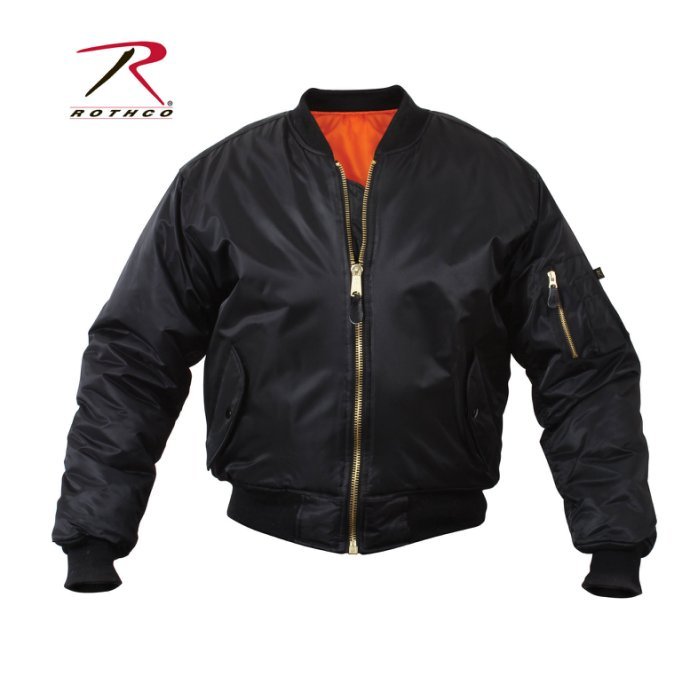 日貨代購CITY】 Rothco MA-1 Flight Jacket 黑色軍用飛行外套現貨