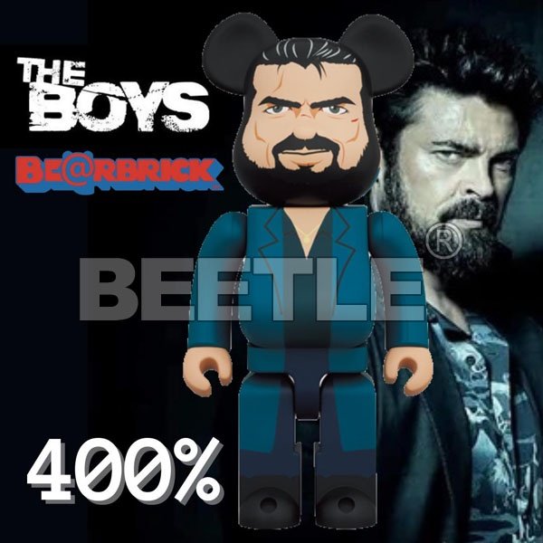 BEETLE BE@RBRICK THE BOYS 黑袍糾察隊屠夫比利BILLY BUTCHER 400