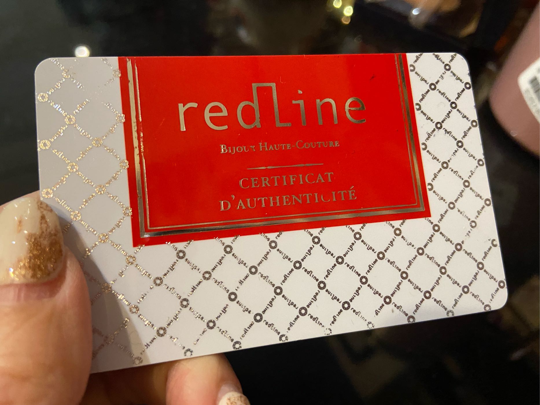 Redline 法國品牌巴黎鐵塔 全線 鑽➕k金 16cm幸運手鍊