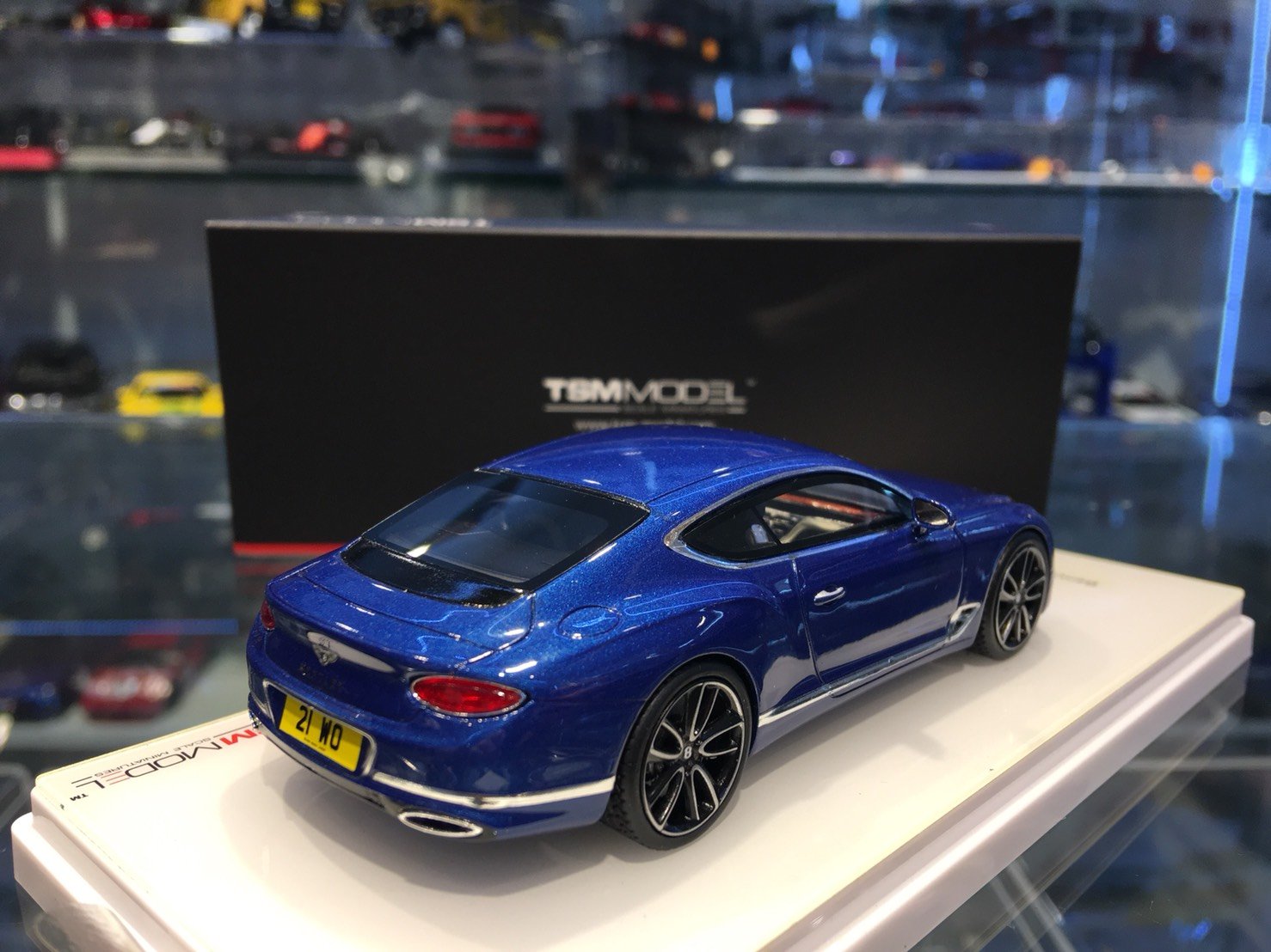 吉華科技＠ 1/43 TSM TSM430376 Bentley Continental GT Sequin 藍色