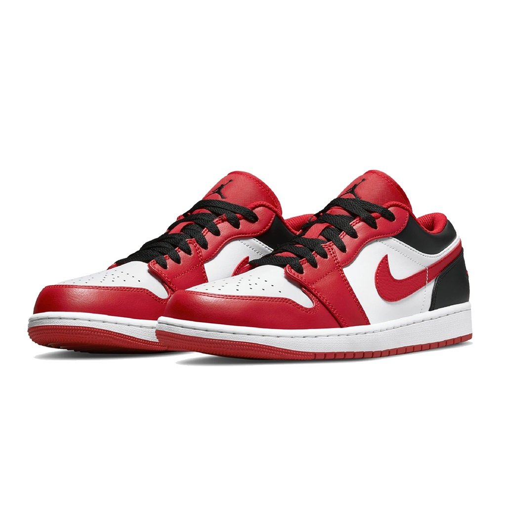 A-KAY0】NIKE AIR JORDAN 1 LOW CHICAGO BULLS 白紅黑【553558-163