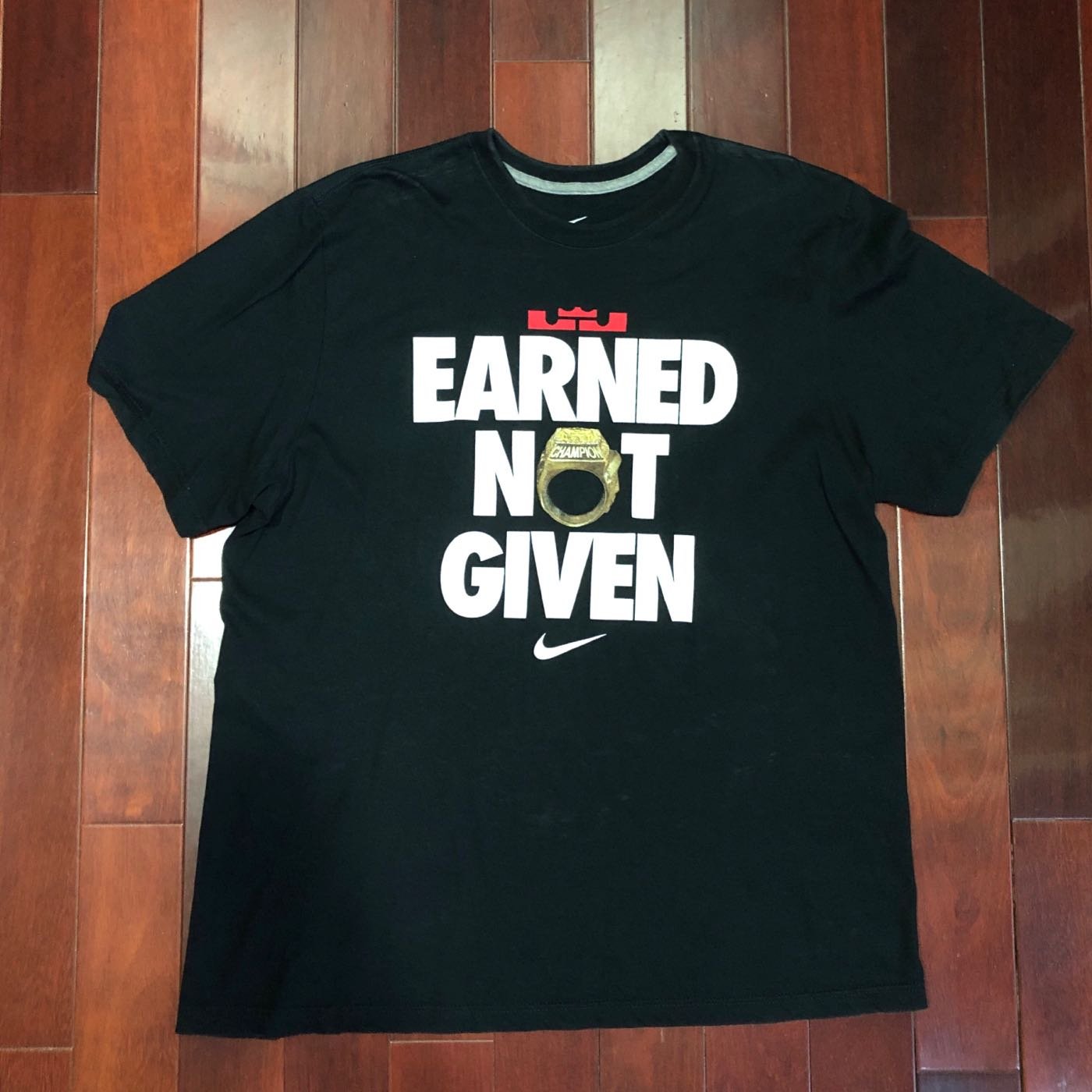 RiggaLAB] NIKE LEBRON EARNED NOT GIVEN 短T / 2012 / Yahoo奇摩拍賣