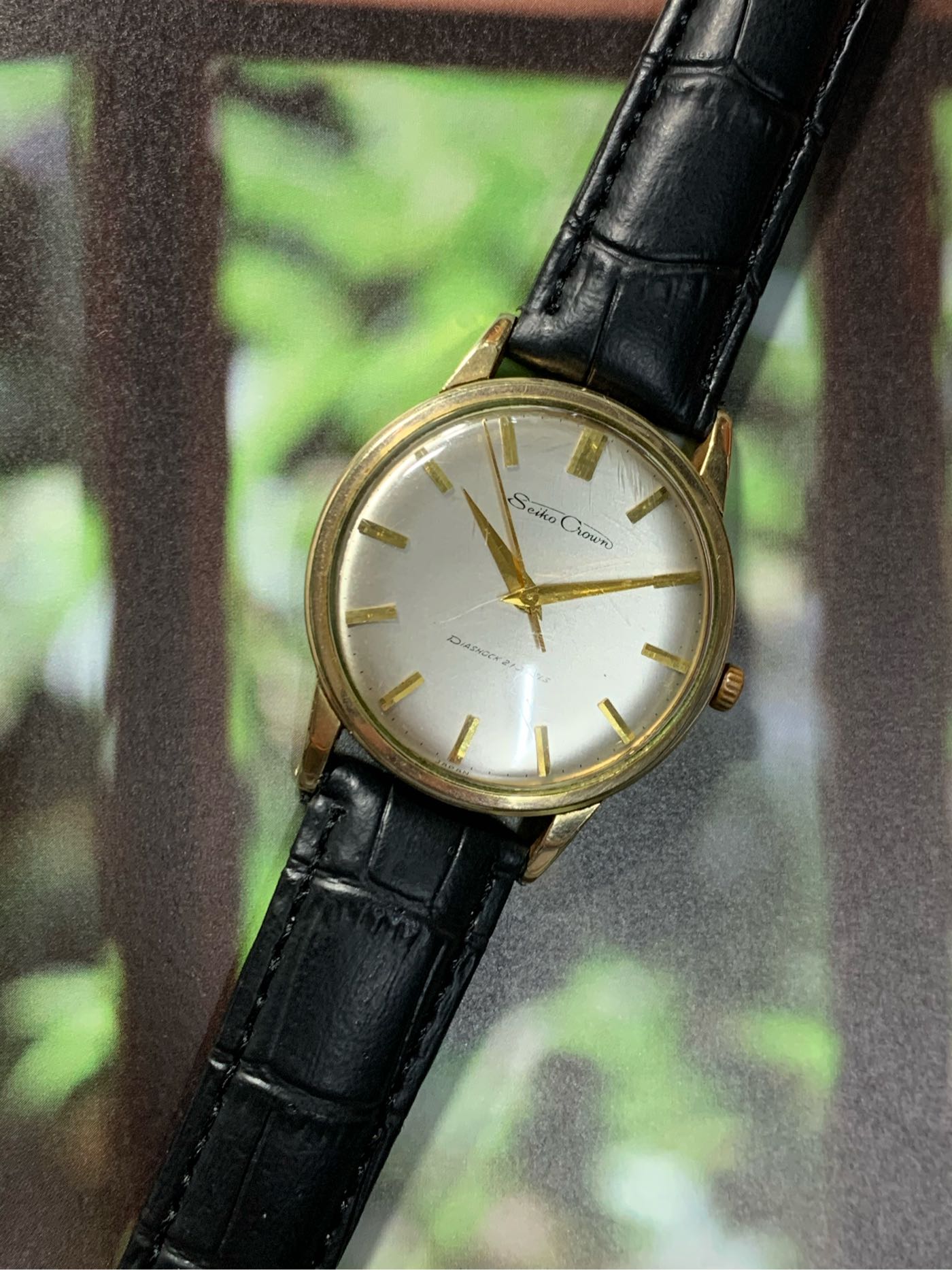 老爹私房寶貝》古董錶復古老錶Vintage SEIKO crown J14040 精工GS KS前身錶款21石手上鍊機械錶包金| Yahoo奇摩拍賣