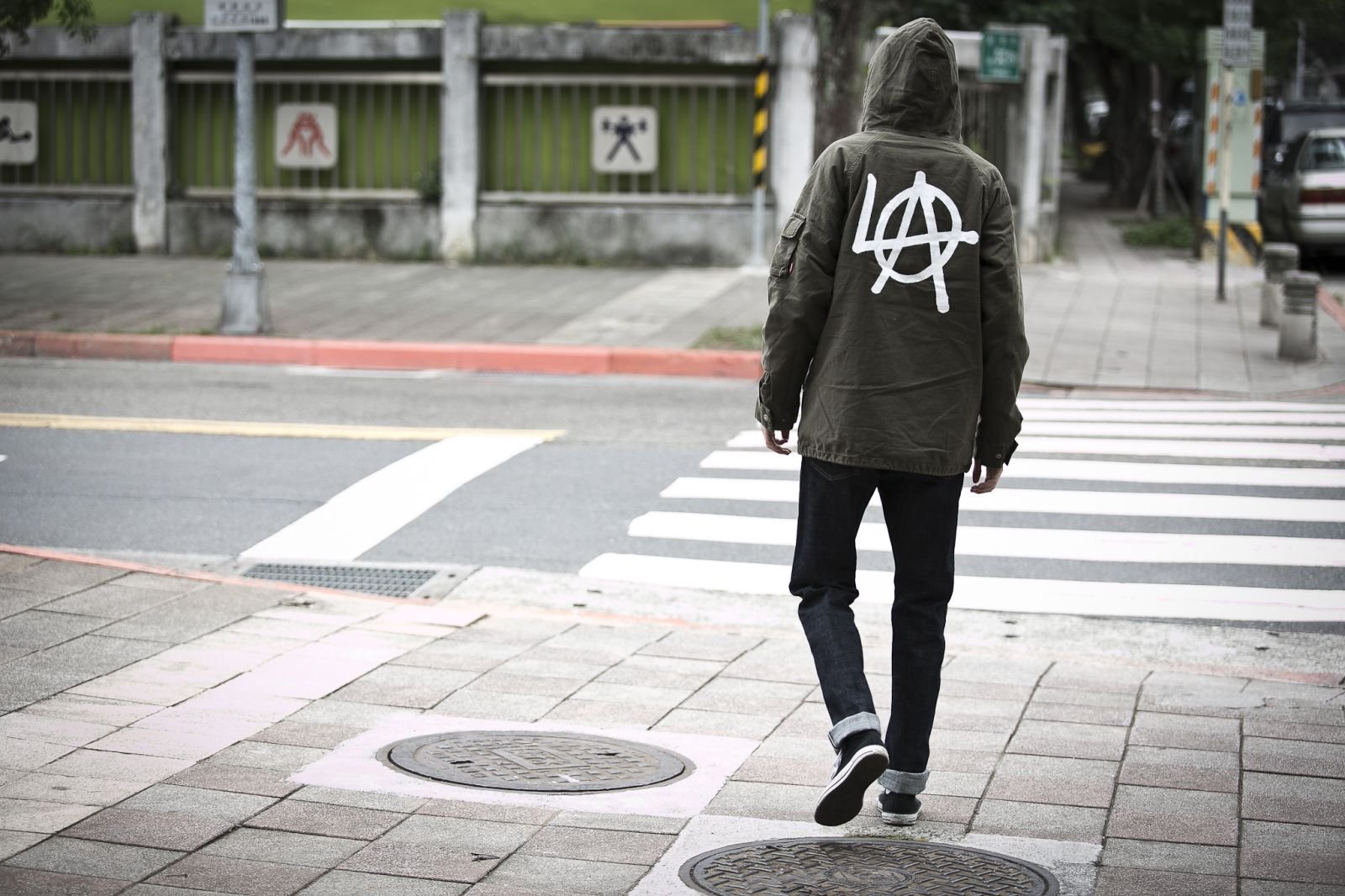 FUCT SSDD LA ANARCHY FIELD JACKET 軍裝內裡羊毛大衣外套| Yahoo奇摩拍賣