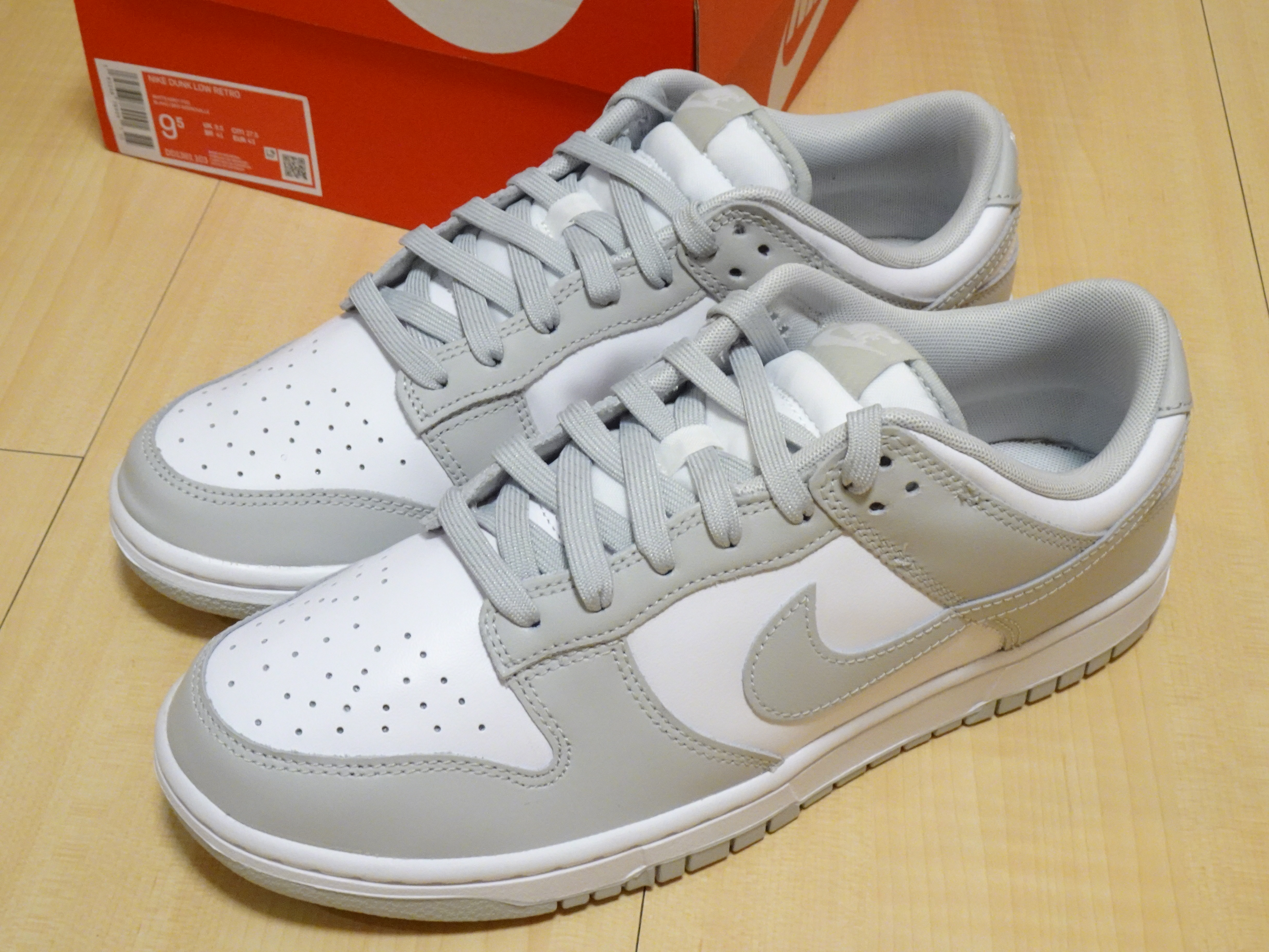 Nike Dunk Low Retro Grey Fog 低筒霧灰色蛋殼彈殼DD1391-103 灰熊貓