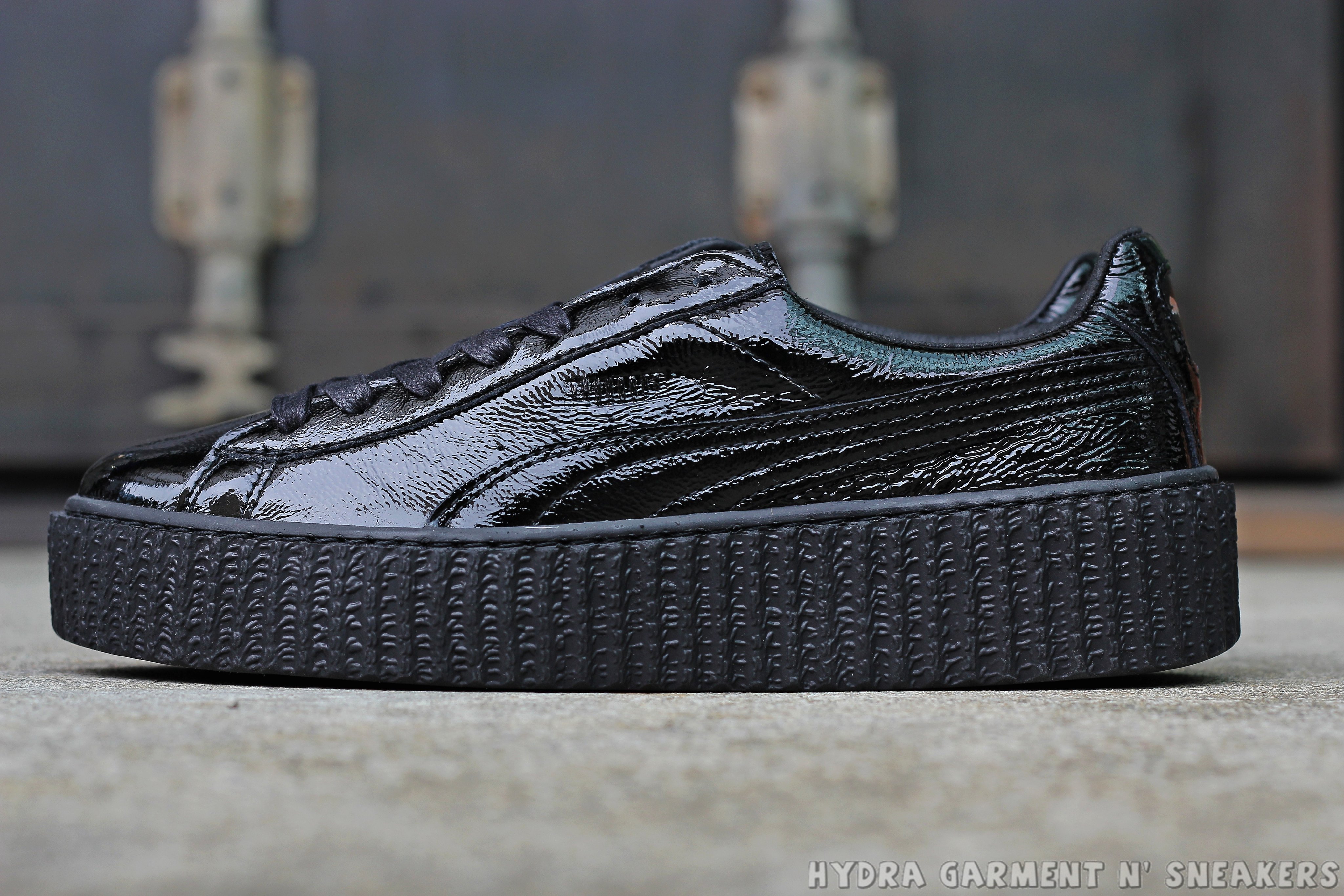 【HYDRA】Rihanna Puma Creeper Fenty 黑 漆皮 亮面 蕾哈娜 鬆糕鞋【364465-01】