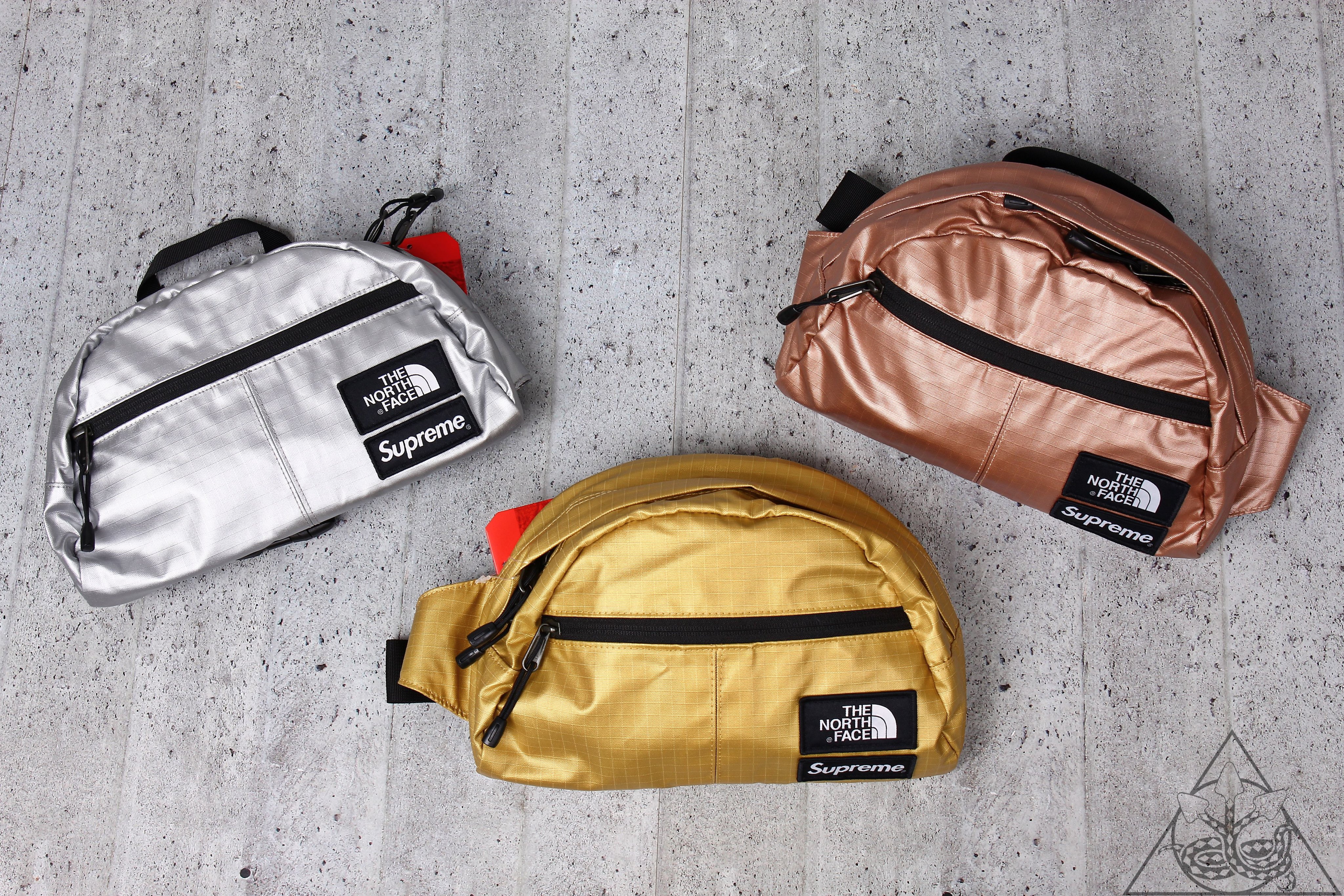 HYDRA】Supreme The North Face Metallic Waist Bag 腰包【SUP223