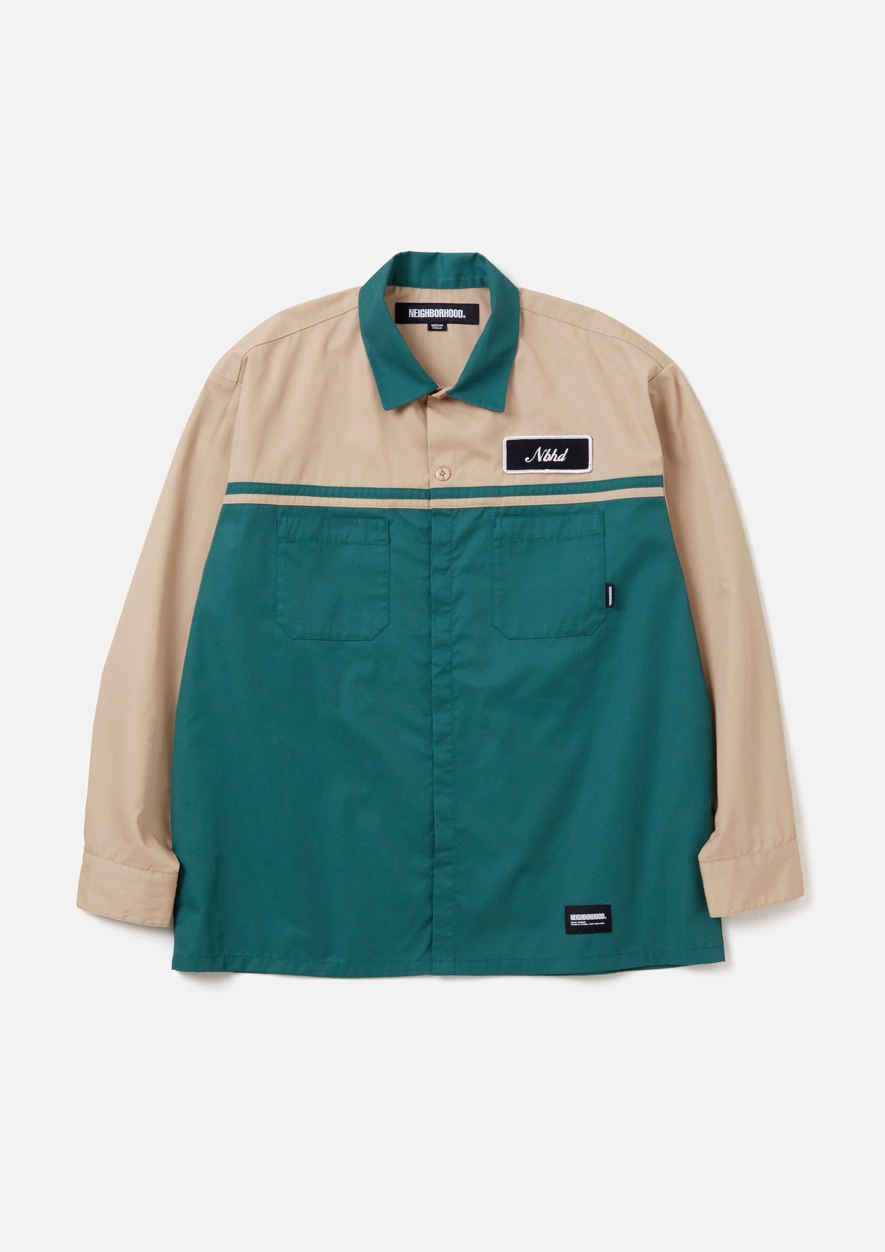 日貨代購CITY】2023AW NEIGHBORHOOD TWO TONE WORK SHIRT LS 8/19 開季