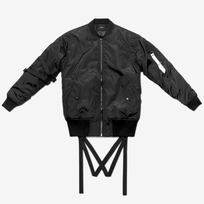 藤原基央】STAMPD MA-1 ボンバージャケット 黒 - フライトジャケット