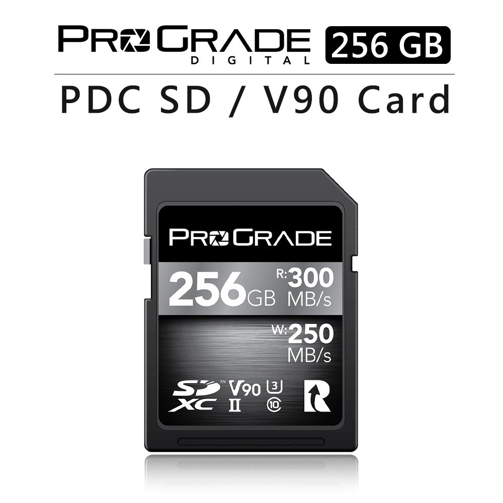 e電匠倉 ProGrade PDC SDXC UHS-II V90 256G 記憶卡 單眼 相機 攝影機 256GB