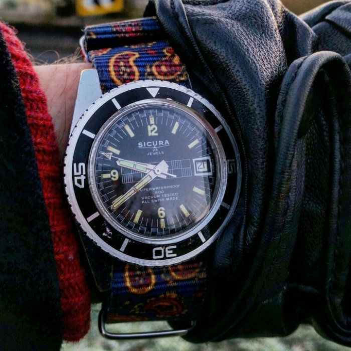 NATO 北約尼龍軍用錶帶 民族風變形蟲圖騰 藍紅橘 paisley Rolex Omega Bell Ross 220