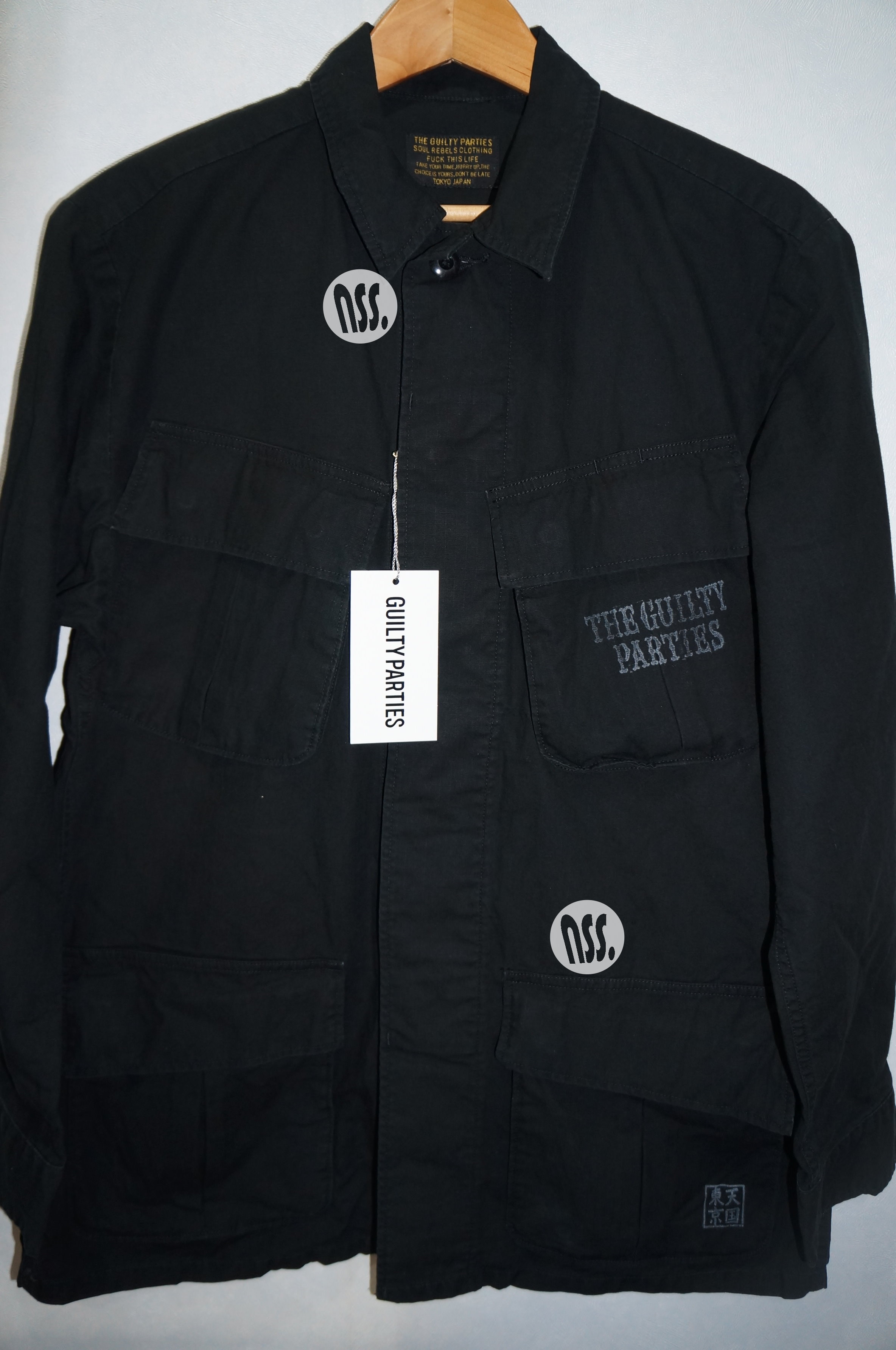 NSS』WACKO MARIA 20 FATIGUE JACKET 黑L XL 四袋四口袋| Yahoo奇摩拍賣