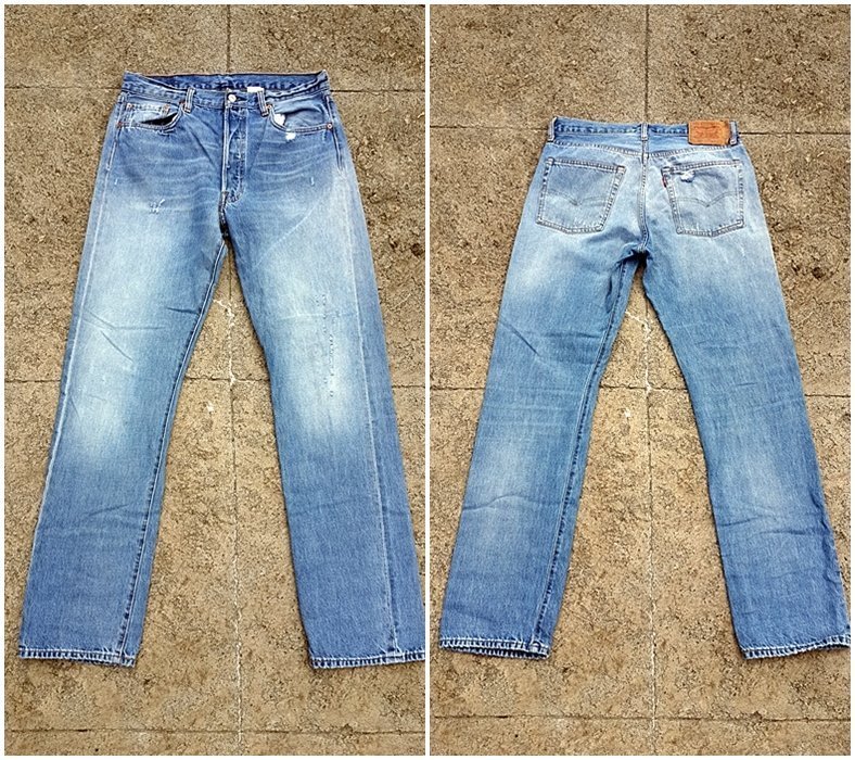 西方不敗全新歐洲版Levi's LVC 501XX 1983年經典直筒牛仔褲83501 布邊 