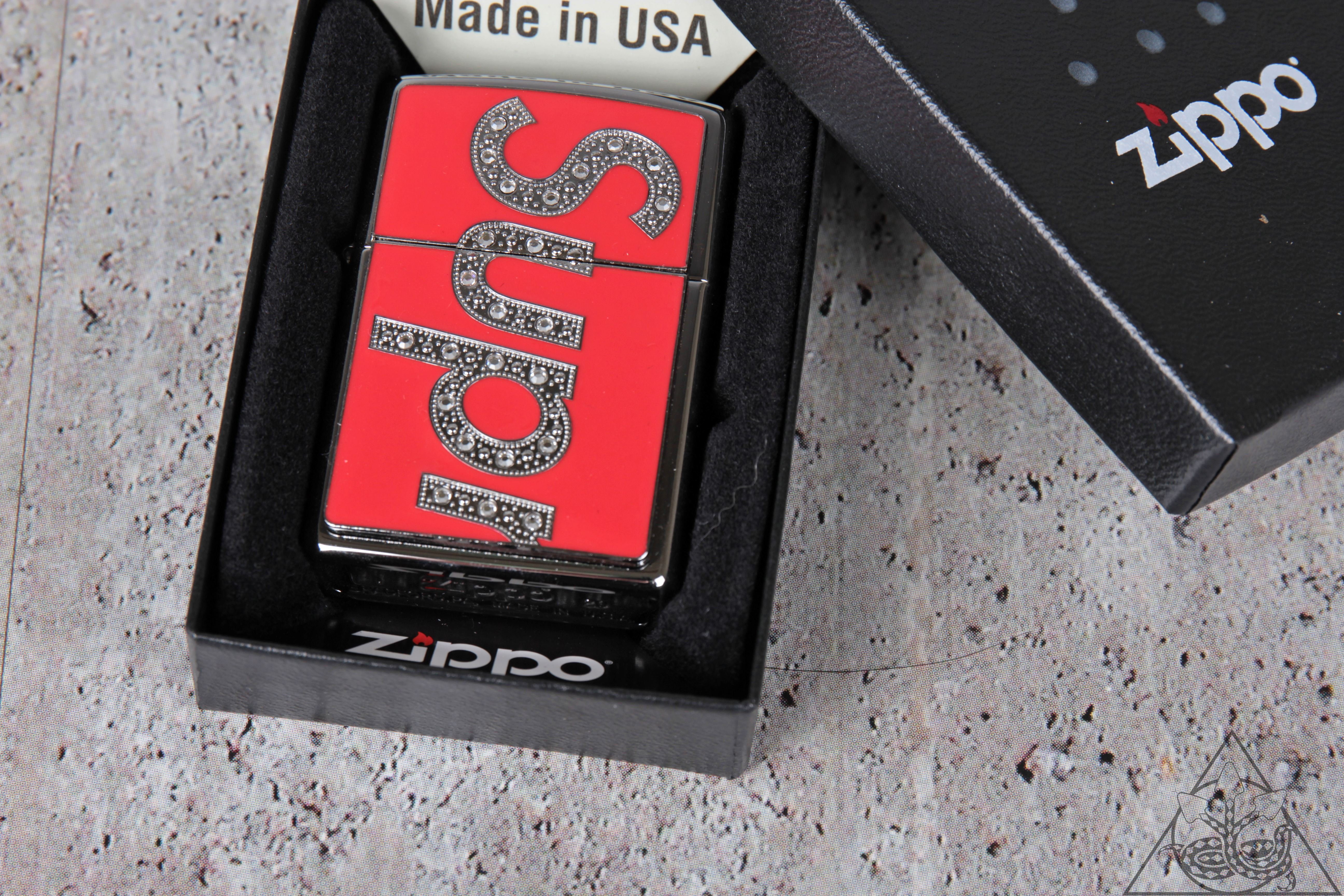 HYDRA】Supreme Swarovski Zippo 水鑽打火機防風金屬【SUP477