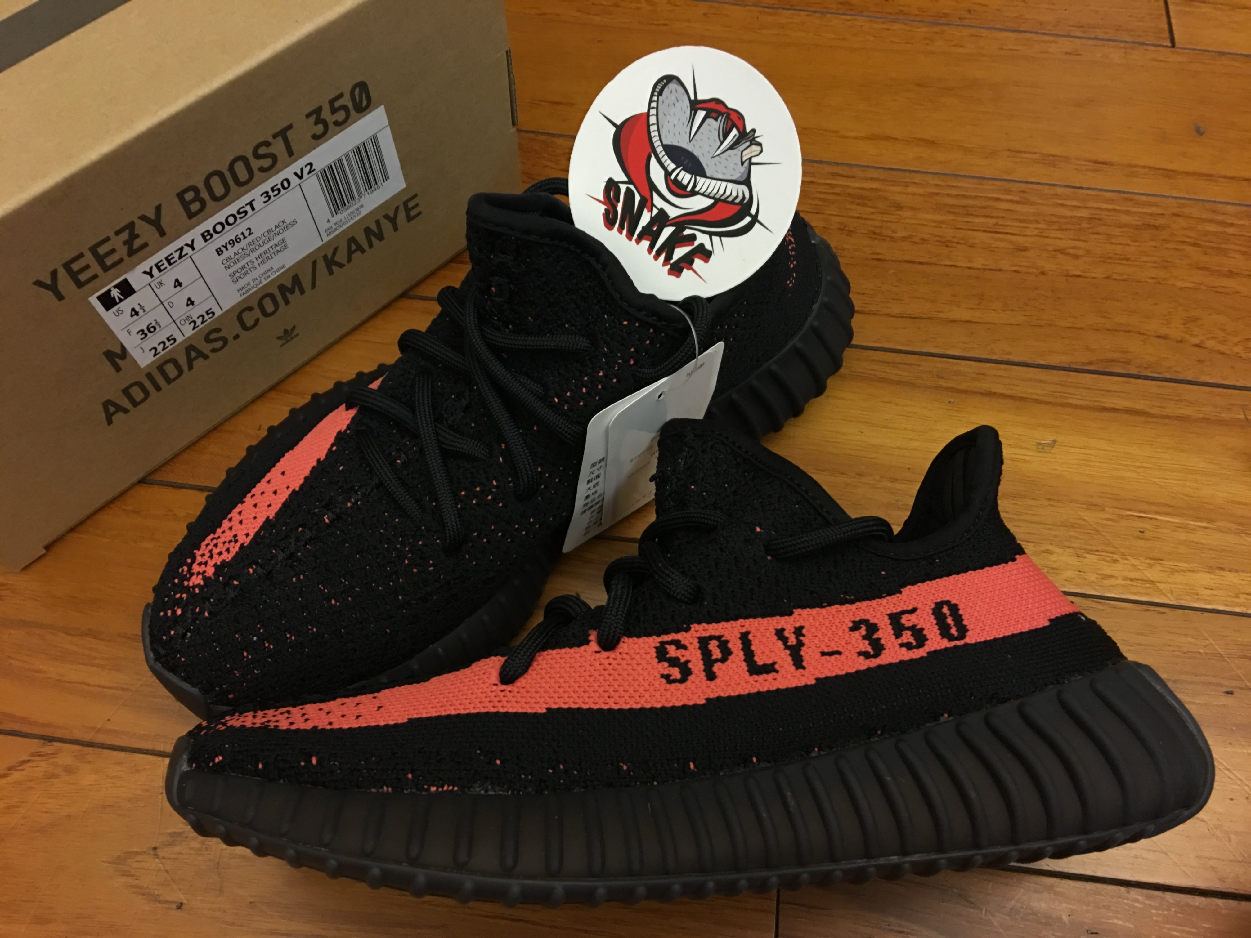 全新美國公司貨Yeezy boost 350 v2 Core Black Red 黑紅| Yahoo奇摩拍賣