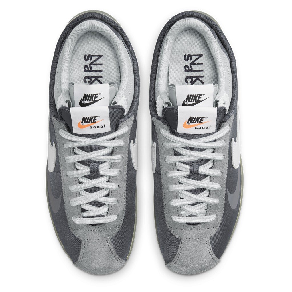 A-KAY0】NIKE X SACAI ZOOM CORTEZ SP IRON GREY 白灰【DQ0581-001