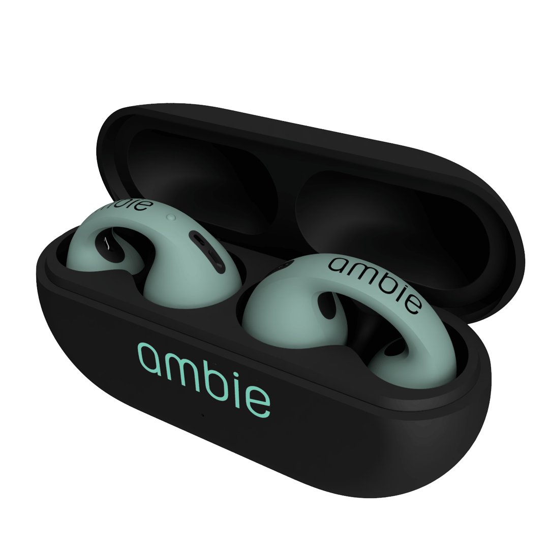 竭力萊姆】全新現貨ambie AM-TW01 耳環式耳機高通cVc8.0 降噪技術aptX