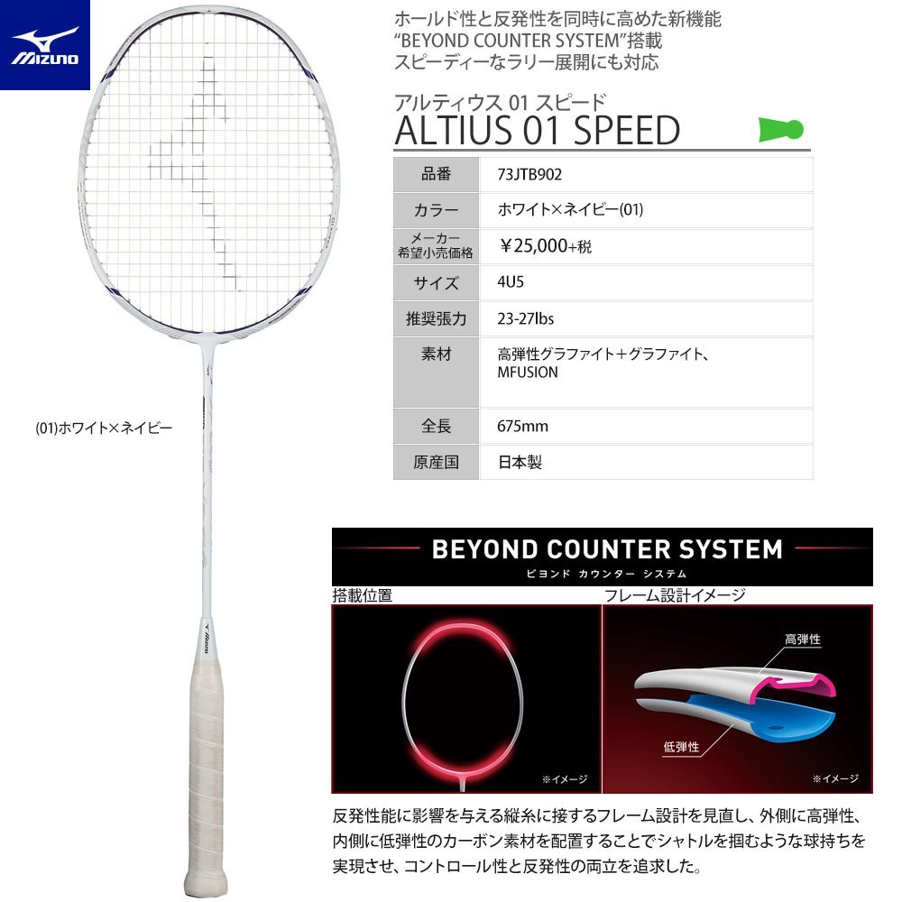 羽球世家)【限量拍】Mizuno 美津濃ALTIUS 01 FEEL 日本製頂級旗艦款