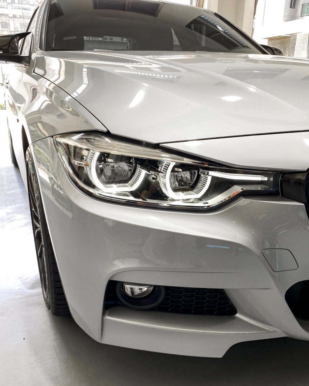 《※台灣之光※》全新BMW 寶馬 F30 F31 LCI 17 18 19年小改款專用原廠型全LED光圈晶鑽大燈 頭燈