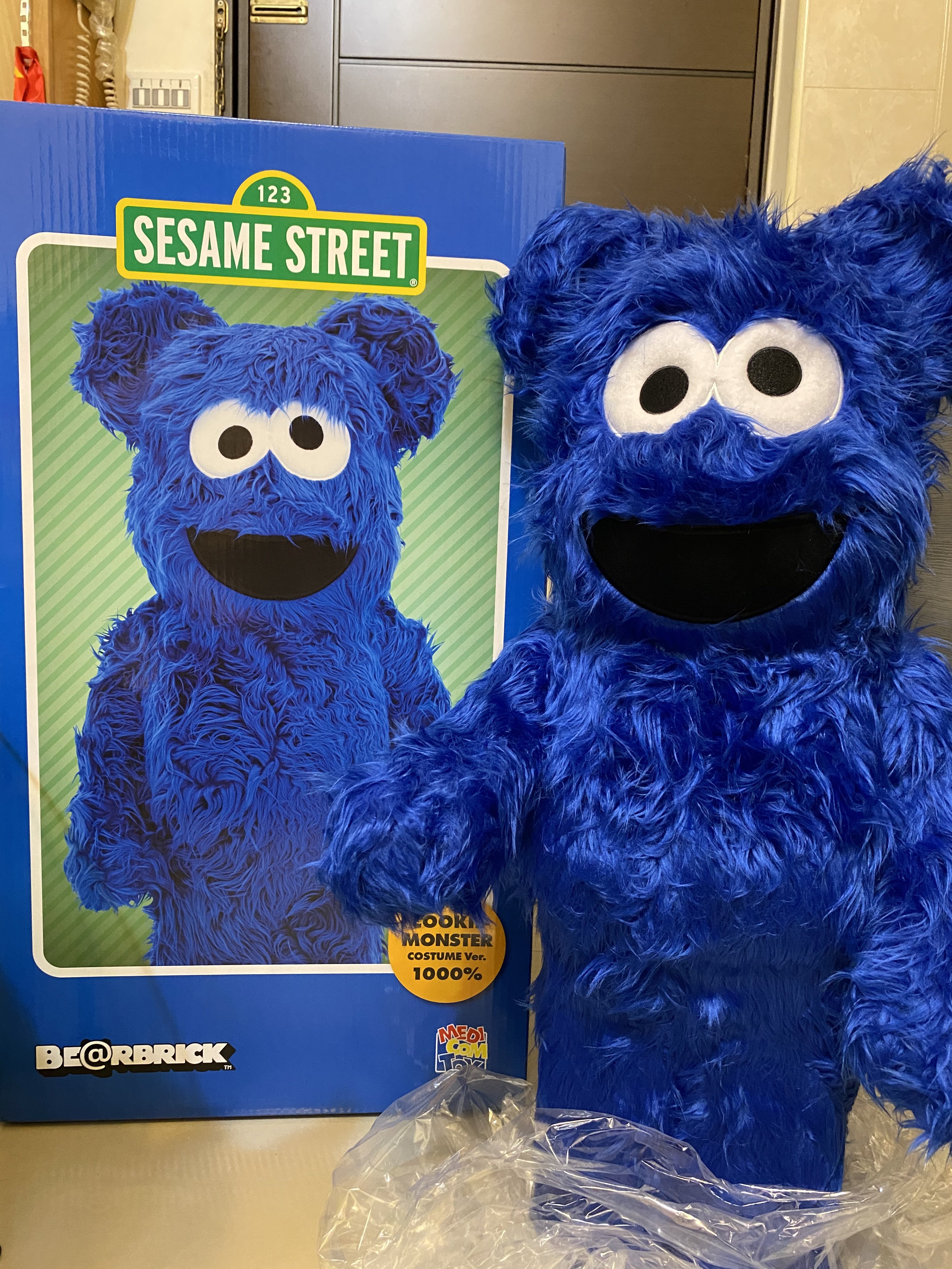 現貨Be@rbrick Bearbrick Cookie Monster 餅乾怪獸1000% | Yahoo奇摩拍賣