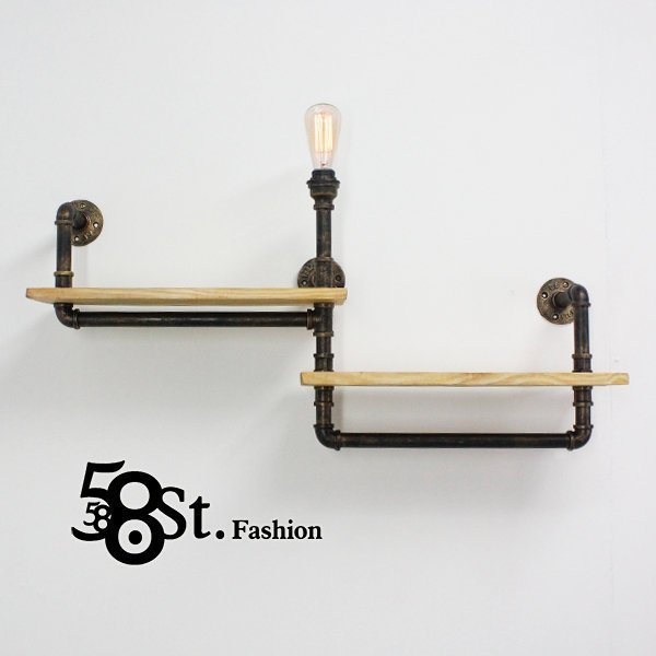 【58街燈飾-台中館】「特殊造型水管壁桌燈」。複刻版。美術燈。GK-378