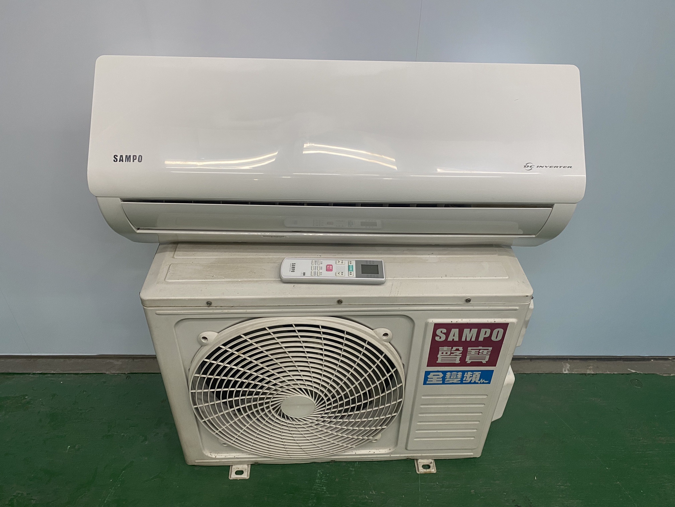 【永茂2手家具館】桃園中古傢俱二手家電*AC50322*聲寶2.2kw變頻一噸分離式冷氣*大型家電 分離式冷氣 窗型冷氣