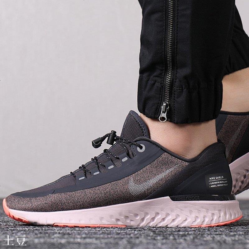 （土豆）NIKE WMNS ODYSSEY REACT SHIELD 黑粉 慢跑 防潑水 女 AA1635-002