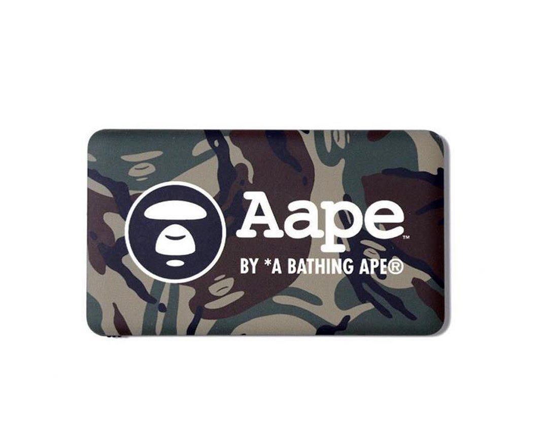 【希望商店】AAPE BY A BATHING APE 2017  迷彩 超薄 行動電源 5200MAH